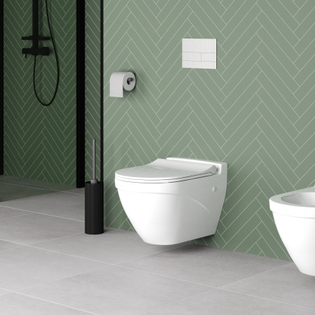 Унитаз подвесной Ambassador Nord 133T20001-132T20001S белый глянцевый с сиденьем микролифт