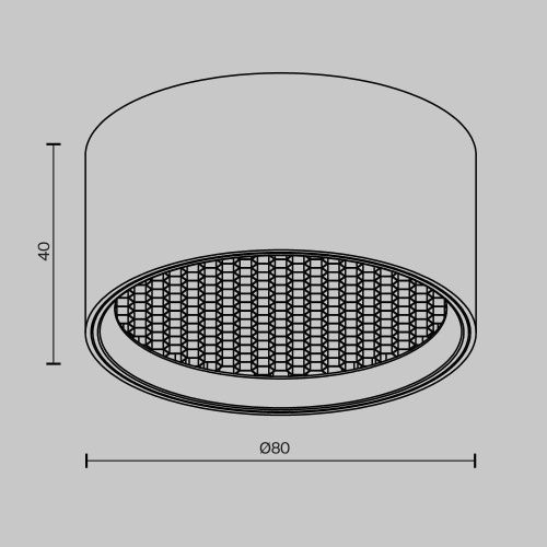 Светильник потолочный Maytoni Technical Glare C122CL-L7-3K-BS - фото 4
