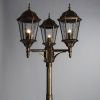 Садово-парковый светильник Arte Lamp Genova (Генова) A1207PA-3BN