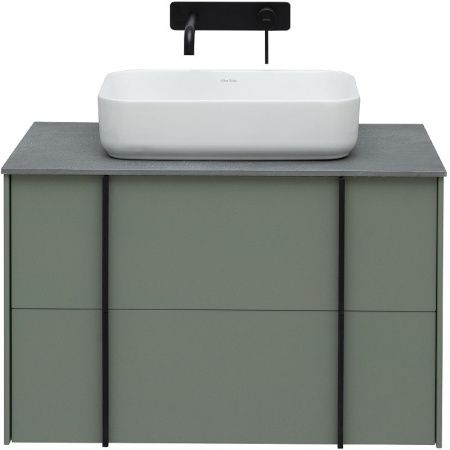 Тумба под раковину Allen Brau Reality 1.32005.CGM 80х50 подвесная цвет зеленый