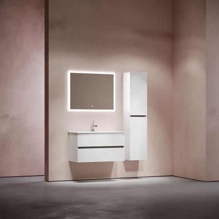 Тумба под раковину Sancos Urban UR90W 90х50 подвесная цвет белый