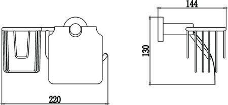 Бумагодержатель Savol S-R08751