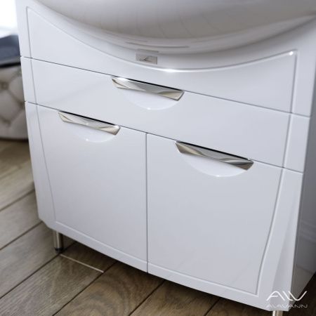 Тумба с раковиной Alavann Monaco ALV0984000 80х50 напольная цвет белый