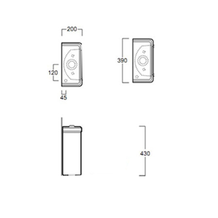 Бачок для унитаза Simas Arcade AR822bi