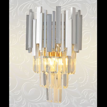 Светильник настенный Natali Kovaltseva VERTIGO (ВЕРТИГО) VERTIGO 81440/1W SILVER