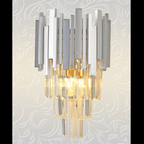 Светильник настенный Natali Kovaltseva VERTIGO (ВЕРТИГО) VERTIGO 81440/1W SILVER - фото 2