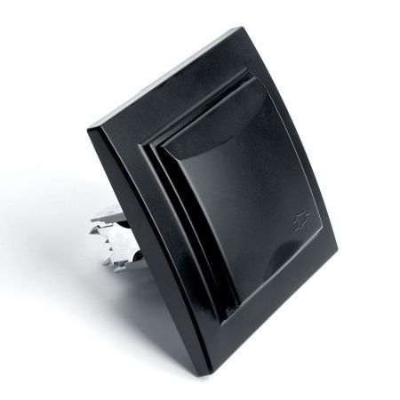 Розетка 1-местная с крышкой Stekker PST16-9012-03 39481