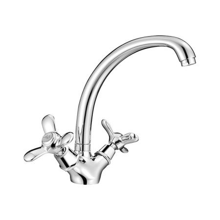 Смеситель для кухни Fashun A4212 на мойку хром