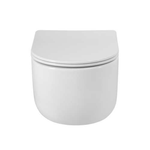 Унитаз подвесной BelBagno SOFT BB084CH-TOR/SC белый с сиденьем микролифт безободковый смыв торнадо - фото 5