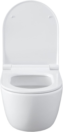 Чаша унитаза подвесная Allen Brau Priority 4.31001.20 цвет белый без сиденья безободковая каскадный смыв