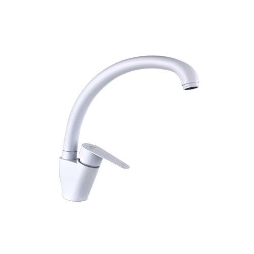 Смеситель для кухни Fashun A54113-8 на мойку белый - фото 2