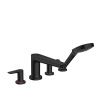 Смеситель Hansgrohe Talis E 71748670 на борт ванны черный