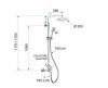 Душевая стойка Remer Winner W37A8MPEC20M настенная цвет хром