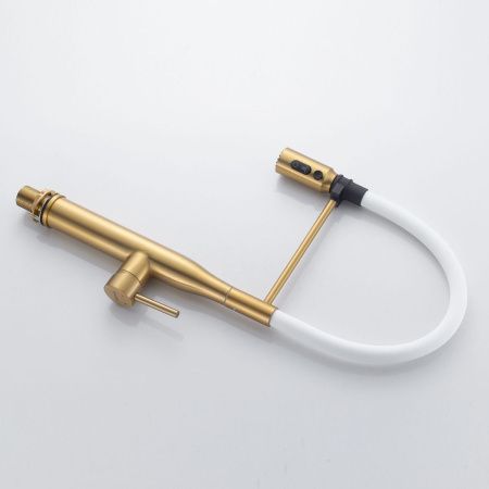 Смеситель для кухни Shevanik S123G-1 на мойку золото