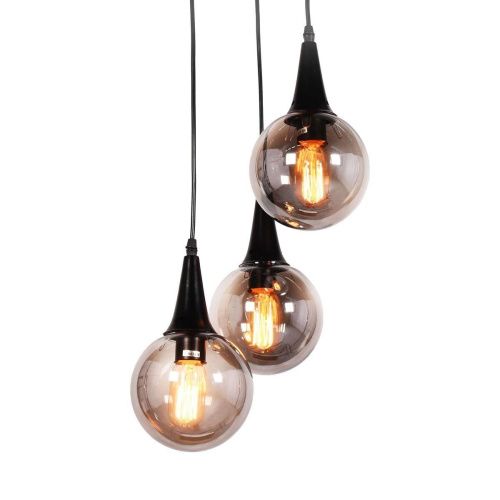 Люстра подвесная Lumina Deco Rocherro (Роцхерро) LDP 11191-3 BK - фото 4