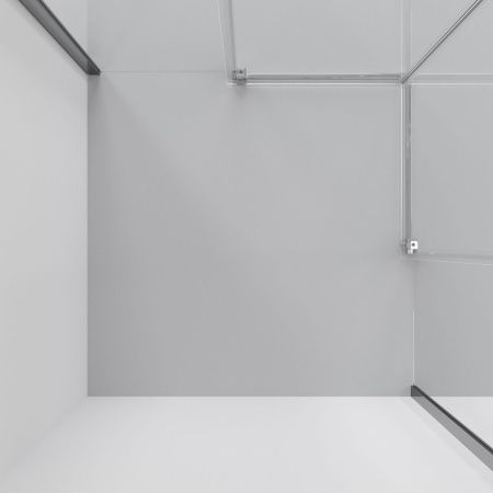 Душевой уголок Niagara Nova NG-6628-34 80х80 стекло прозрачное профиль хром без поддона