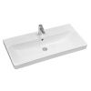 Раковина из сантехнического фарфора Santek Адриана WH501629 90х50 накладная цвет белый
