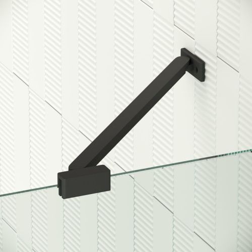 Душевой уголок Vegas-Glass AFA Retta AFА Retta 90 02М 10 90х90 стекло матовое профиль черный без поддона - фото 5