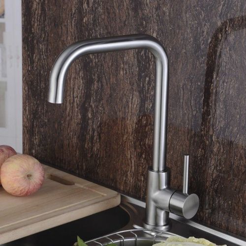 Смеситель для кухни G.Lauf ZAP ZAP4-B090 на столешницу нержавеющая сталь - фото 4