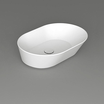 Раковина из санфаянса Simas Wave WA02 bi*0 60х42 накладная цвет белый без отверстий под смеситель