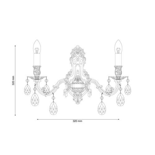 Бра Lucia Tucci Fiori Di Rose (Фиори Ди Росе) Fiori Di Rose W186.2 - фото 2