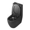 Унитаз напольный с бачком Grossman GR-4419BMS черный с сиденьем микролифт безободковый смыв торнадо