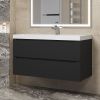 Тумба под раковину Uperwood Tanos 291020234 100х50 подвесная цвет черный