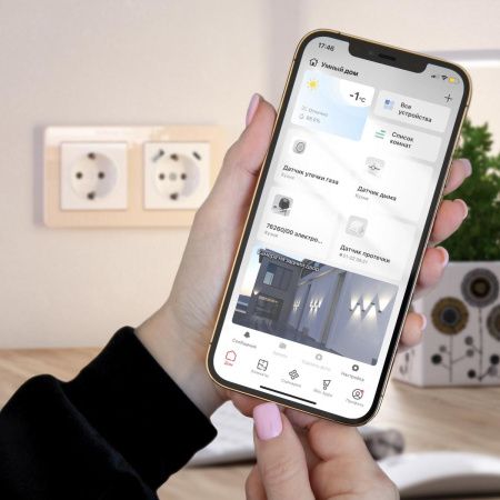 Датчик газа Wi-Fi Elektrostandard Умные датчики 4690389186837