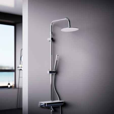 Душевая стойка Damixa Scandinavian Pure 936730000 настенная цвет хром