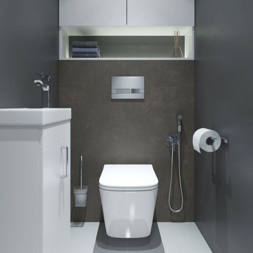 Клавиша смыва механическая IDDIS Unifix UNI06CHi77 цвет хром - фото 2