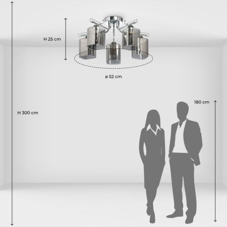 Люстра потолочная De Markt Олимпия 106010105