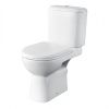 Унитаз-компакт напольный с бачком Roca Access 734P23800Y белый с сиденьем микролифт каскадный смыв