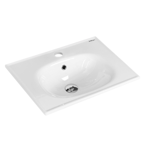 Раковина BelBagno  60 см BB1923-600 накладная цвет белый - фото 3