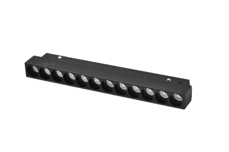 Трековый магнитный светильник iLedex Vision48-22 4822-002-L235-12W-38DG-3000K-BK