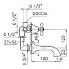 Излив Nicolazzi Dames Anglaises C2503BZ бронза