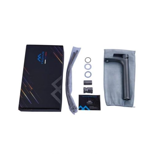 Смеситель для раковины Fashun A51219-17 на столешницу графит - фото 4