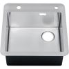 Кухонная мойка Melana ProfLine MLN-R5254HK 50х55 цвет серый поверхность матовая