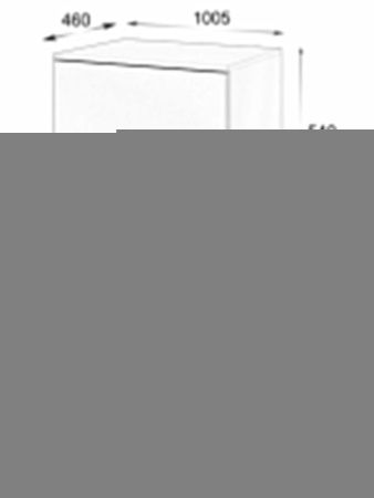 Тумба с раковиной Orange Line Li-100TubMDF+B07-500W 100х50