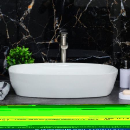 Раковина из сантехнического фарфора Melana 78329-805 60х40 накладная цвет белый без отверстий под смеситель