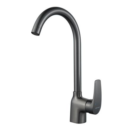 Смеситель для кухни Shevanik S5053T на мойку оружейная сталь