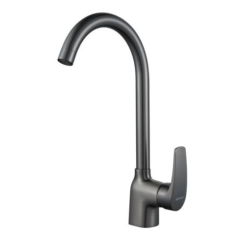 Смеситель для кухни Shevanik S5053T на мойку оружейная сталь - фото 2