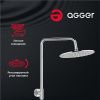 Душевая стойка Agger Thermo A2451200 настенная цвет хром с термостатом