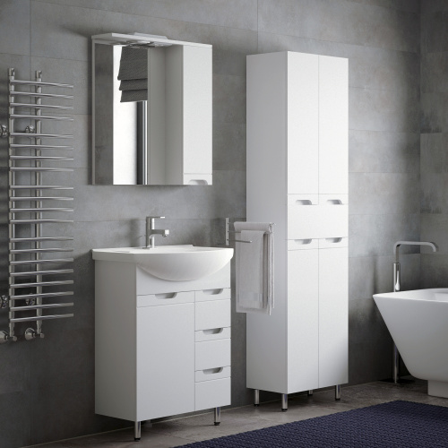 Зеркало-шкаф Corozo Лея SD-00001508 66х16х72 подвесной цвет белый - фото 2 Зеркало-шкаф Corozo Лея SD-00001508 66х16х72 подвесной цвет белый - фото 2