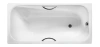 Ванна чугунная Wotte Start Start 1700x700UR 170х70 пристенная прямоугольная без ножек без ручек