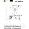 Люстра подвесная Omnilux Cavriglia (Цавриглиа) OML-52803-08