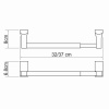 Полотенцедержатель WasserKRAFT 5091