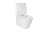 Унитаз напольный с бачком Aquatek ВЕГА AQ2904-00 белый с сиденьем микролифт безободковый каскадный смыв