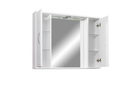 Зеркало-шкаф Stella Polar Концепт SP-00000059 80х70 подвесной цвет белый