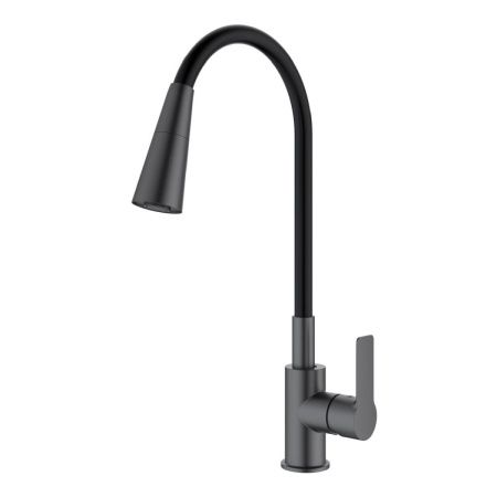 Смеситель для кухни Splenka S06 S06.43.09 на мойку серый