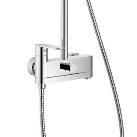 Душевая стойка Haiba HB24590 настенная цвет хром